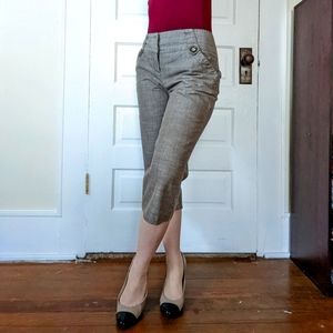 Iz Byer Twill Capri Pants
